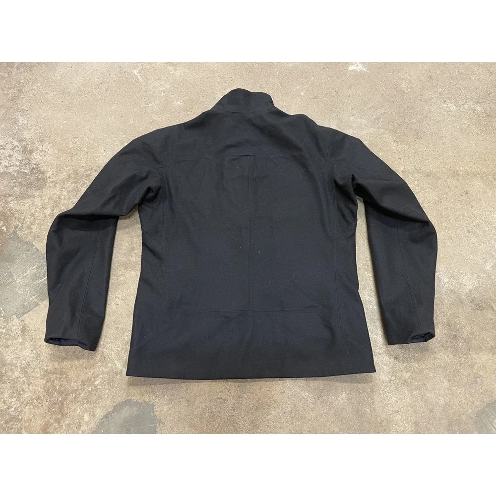 Arc'teryx Jacket Mens‎ Large Black Wool Softshell Full Zip Hiking Outdoor Trail